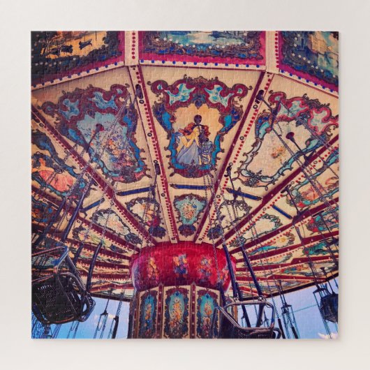 Puzzle Vintage Chars Swing Fairground (Vertical)