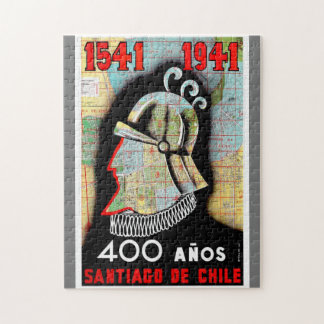 Puzzle Vintage Chili Santiago Voyage
