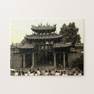 Puzzle Vintage China Canton Foshan ancestral temple