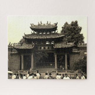 Puzzle Vintage China Canton Foshan ancestral temple
