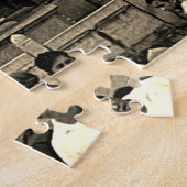 Puzzle Vintage China Canton Foshan ancestral temple (Côté)