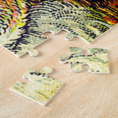 Puzzle Vintage chouette grange illustration enfant (Côté)