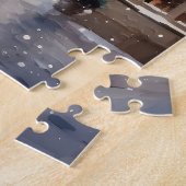 Puzzle Vintage Christmas Village Street Vacances (Côté)