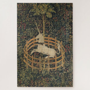 Puzzle Vintage clôturé en peinture Unicorn (1505)