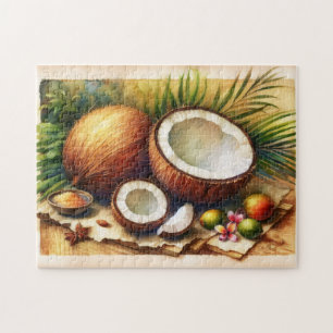 Puzzle Vintage Coconut Tropical