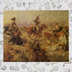 Puzzle Vintage Cowboys, Jerez Down by CM Russell