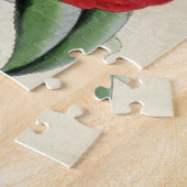 Puzzle Vintage Crimson Botanique Camellia (Côté)