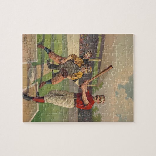 Puzzle vintage de base-ball (Horizontal)