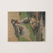 Puzzle vintage de base-ball (Horizontal)