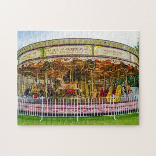 Puzzle vintage de carrousel (Horizontal)