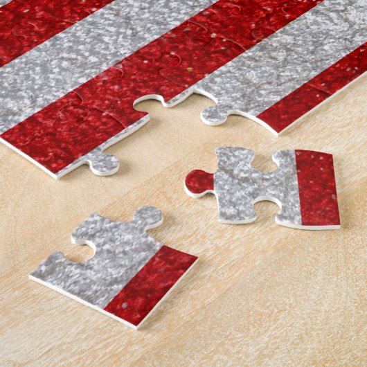 Puzzle vintage de drapeau américain (Côté)