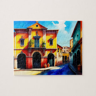 Puzzle Vintage de la vieille ville