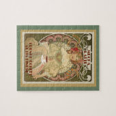 Puzzle vintage de l'affiche de café (Horizontal)