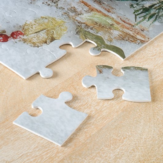 Puzzle Vintage de Noël (Côté)