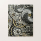 Puzzle vintage de rouages (Vertical)
