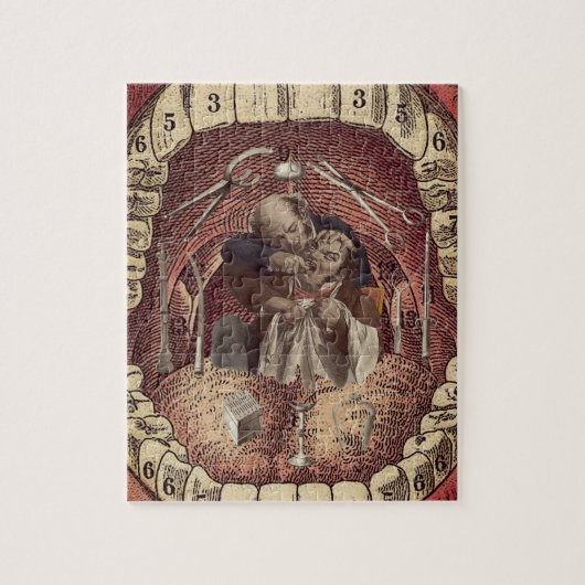 Puzzle vintage dentist gifts (Vertical)