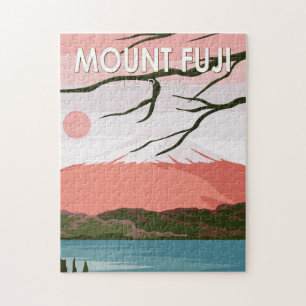 Puzzle Vintage du Mont Fuji Japon