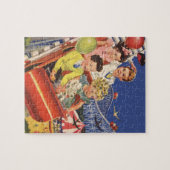 Puzzle Vintage Enfants Ballottes Roller Dessous de verre  (Horizontal)