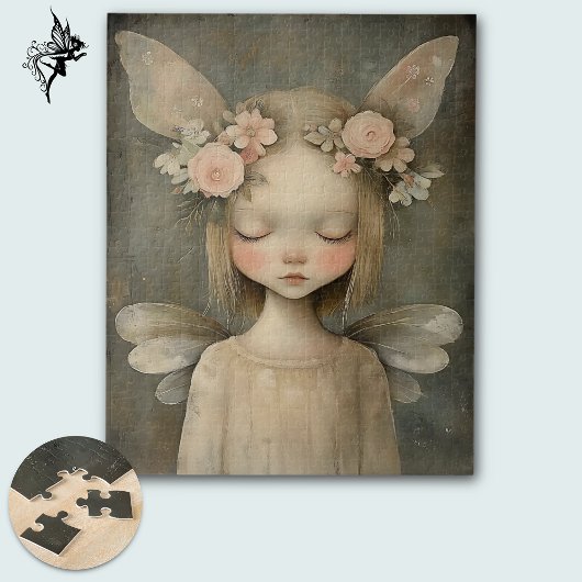 Puzzle Vintage Fairy Shabby Chic Pastle Floral