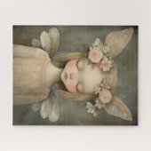 Puzzle Vintage Fairy Shabby Chic Pastle Floral (Horizontal)