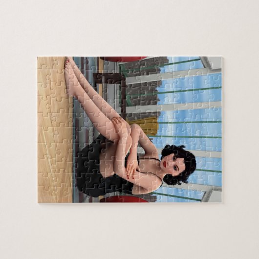 Puzzle Vintage femme (Horizontal)