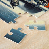 Puzzle Vintage fille de hockey (Côté)