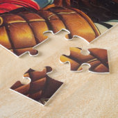 Puzzle Vintage fille de hockey (Côté)