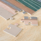 Puzzle Vintage French National Flag Eiffel Tower Old (Côté)