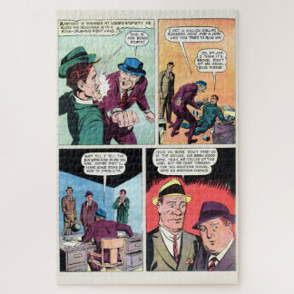 Puzzle Vintage Gangster Comics Mob Boss bat Henchman