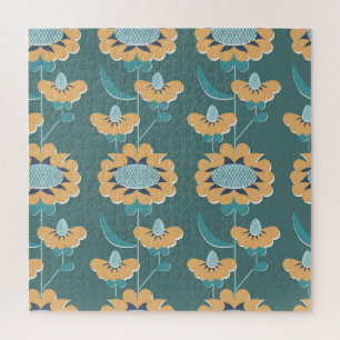 Puzzle Vintage géométrique : Textile Nautique Motif
