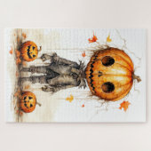 Puzzle Vintage Happy Halloween Fiend (Horizontal)