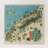 Puzzle Vintage Illustrated California Parks Map Art (Horizontal)