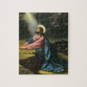 Puzzle Vintage Jésus Christ prier, Jardin de Gethsémani (Vertical)