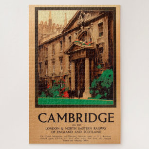 Puzzle Vintage Kings College Cambridge Fred Taylor Travel