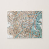 Puzzle Vintage Map of Amsterdam (1905) (Horizontal)