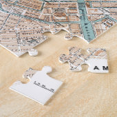 Puzzle Vintage Map of Amsterdam (1905) (Côté)