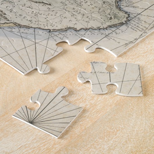 Puzzle Vintage Map of Barbados (Côté)