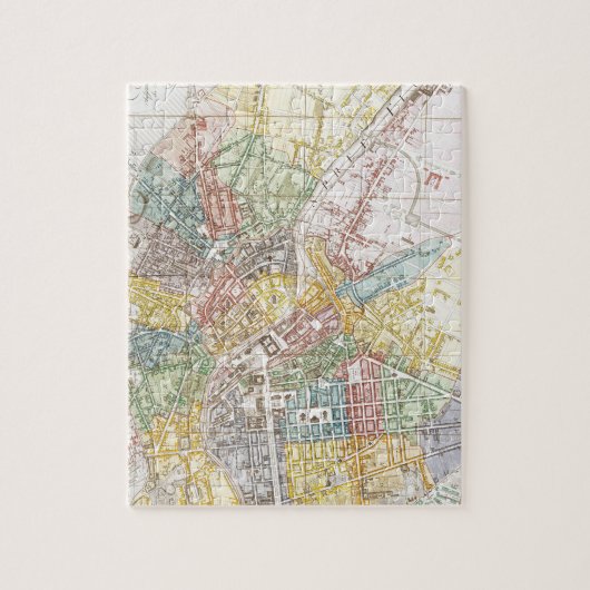 Puzzle Vintage Map of Berlin (Vertical)
