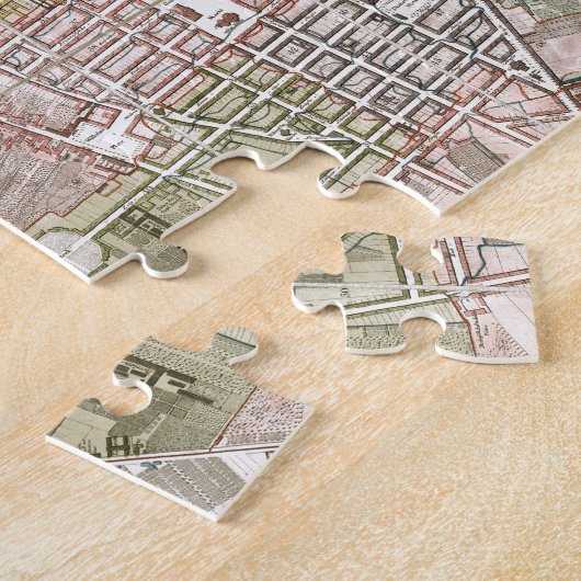 Puzzle Vintage Map of Berlin (Côté)