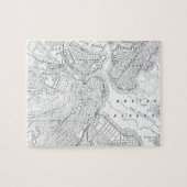 Puzzle Vintage Map of Boston (Horizontal)