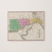 Puzzle Vintage Map of Delaware (Horizontal)