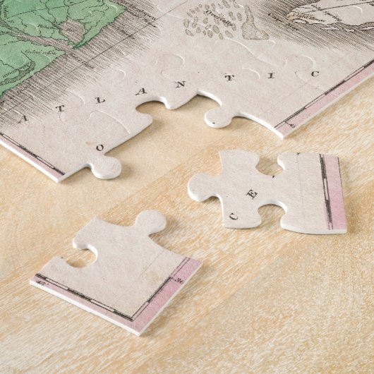 Puzzle Vintage Map of Delaware (Côté)