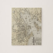 Puzzle Vintage Map of Gloucester Massachusetts (Vertical)