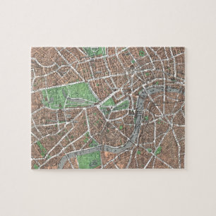 Puzzle Vintage Map of London