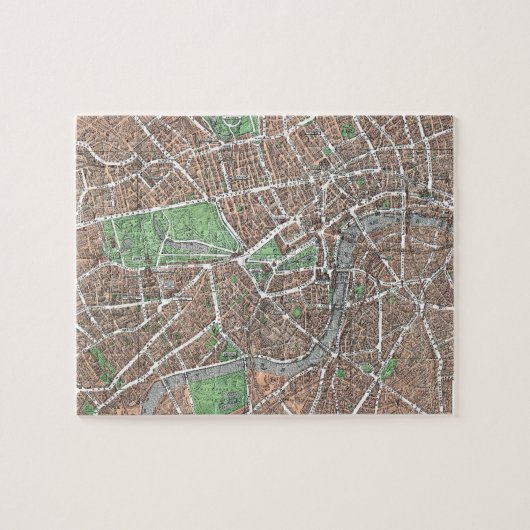 Puzzle Vintage Map of London (Horizontal)