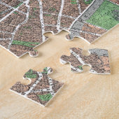 Puzzle Vintage Map of London (Côté)
