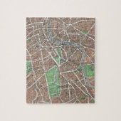 Puzzle Vintage Map of London (Vertical)