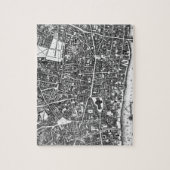 Puzzle Vintage Map of London England (1677) (Vertical)