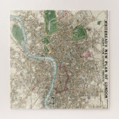 Puzzle Vintage Map of London England (1853) (Horizontal)