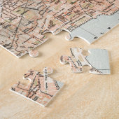 Puzzle Vintage map of Naples Italy (Côté)